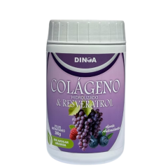 Colágeno Hidrolizado Con Resveratrol Sabor Frutos Del Bosque - Pote 300 G