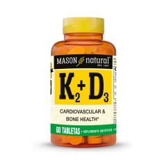K2 + D3 Tabletas - Frasco 60 UN