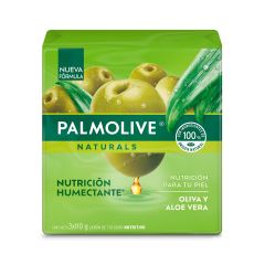 Palmolive Jabón Oliva y Aloe Vera 110 G - Pack 3 UN