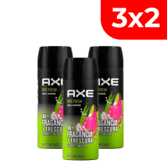 3x2 Axe Deo/Col Epic Fresh - Frasco 150 Ml