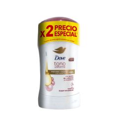 Dúo Pack Dove Desodorante en Barra Tono Aceite Caléndula - Frasco 45 G