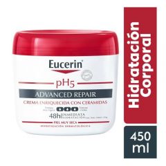 Crema Corporal Eucerin Reparadora pH5 - Pote 450 ML