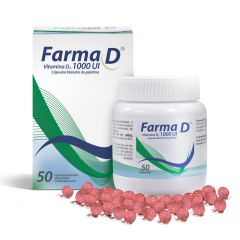 Farma D3 1000Ui  Cápsulas Blandas - Frasco 50 UN