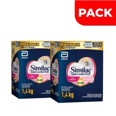 Dúo pack Similac Total Comfort KID - 1.4 KG 