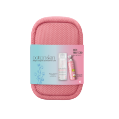 Pack Estuche CottonSkin Agua Micelar 200ML + Cotonera 50 UN - 2 UN