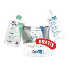 Pack Foaming Cerave Gel Limpiador Espumoso 473 ML + Regalo 88 ML + Neceser