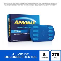 Apronax 275 Mg Tabletas - Caja 8 UN