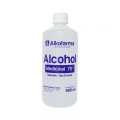 Alcohol 70° Alkofarma - Frasco 500 ML