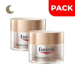 Dúo Pack Eucerin Hyaluron-Filler + Elasticity Noche - Frasco 50 ML