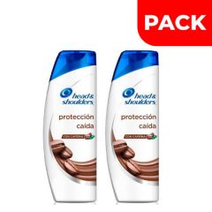 Dúo Pack Shampoo Head & Shoulders Protección Caída - Frasco 375 ML