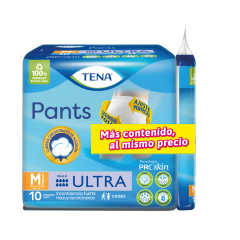 Tena Pants Ultra Talla M - Bolsa 10 UN