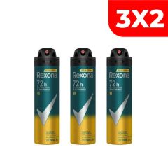 3x2 Desodorante Spray Rexona Men V8 - Frasco 150 ML