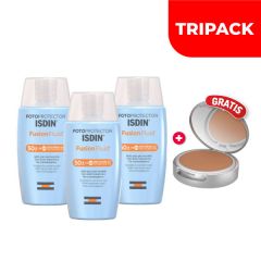 Tripack Isdin Fotoprotector 50+ Fusion Fluid - Frasco 50 ML