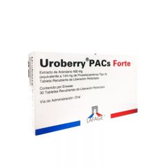 Uroberry Pacs Forte Tabletas - Caja 30 UN