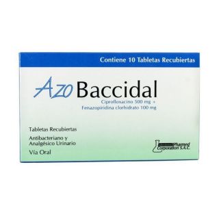 Azo Baccidal Tableta - Caja 10 UN