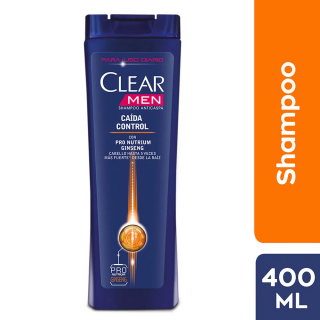 Shampoo Clear  Men Caída Control  - Frasco 400 ML