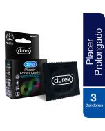 Preservativo Durex Placer Prolongado - Caja 3 UN